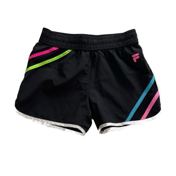 FILA Girl’s Athletic Track Shorts - Medium - Picture 2 of 9
